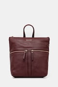 Geox ghiozdan de piele IRENIE culoarea bordo, mare, uni, D25JVA 00046