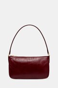 Kožená kabelka Anine Bing mini elly vínová barva, A.13.11353