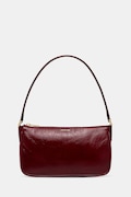 Kožená kabelka Anine Bing mini elly vínová barva, A.13.11353