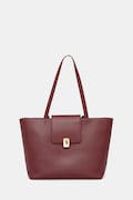 Usnjena torbica Trussardi bordo barva, Z605E106078N
