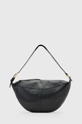 AllSaints torebka skórzana LUNA kolor czarny W190XD