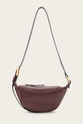 AllSaints poșetă de piele LUNA culoarea roșu, W192XD