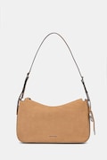MICHAEL Michael Kors torebka nubukowa kolor beżowy 30F5SY5M2L