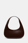 Kožená kabelka Coperni Slim Swipe Baguette hnědá barva, COPBA116F6045
