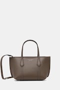 Kožna torba Tory Burch Perry Mini Tote boja: smeđa, 175548.250