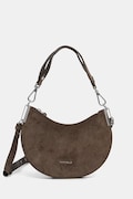 Coccinelle чанта crossbody дамска от велур зелена E1.QKG.13.03.01