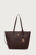 U.S. Polo Assn. torebka shopper damska z imitacji skóry Jones brązowa BIUJE8908WVP