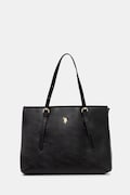 U.S. Polo Assn. torebka shopper damska z imitacji skóry Blackstone czarna BIU4B8935WVP