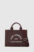 Karl Lagerfeld poșetă culoarea bordo, A4W30264