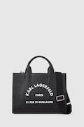 Τσάντα Karl Lagerfeld χρώμα: μαύρο, A4W30264