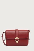 Barbour torebka crossbody damska skórzana bordowa LBA0491