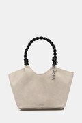 Τσάντα Dkny PAULA χρώμα: καφέ, R53AME49