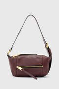 AllSaints torebka skórzana VEGA kolor czerwony W196XD