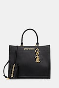 Τσάντα Juicy Couture Lily χρώμα: μαύρο, BIJLL8953WVP