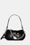 Juicy Couture torebka Twig Narrative kolor czarny BIJTG8989WZC