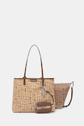 Τσάντα Juicy Couture Joan χρώμα: μπεζ, BIJJN9002WXS