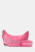 Juicy Couture torebka rogal damska welurowa Kimberly różowa BIJQL8933WPO