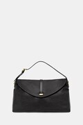 Pollini torebka skórzana kolor czarny PC4402PP0N QA1