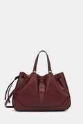 Pollini torebka skórzana kolor bordowy PC4428PP0N QG1