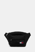 Сумка на пояс Tommy Jeans колір чорний AM0AM13390