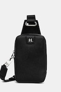 Karl Lagerfeld taštička pánská kožená K/MONOGRAM černá A3M30158