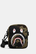 A Bathing Ape saszetka Camo Shark kolor zielony 001SGL301021M
