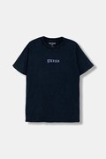 Guess t-shirt bawełniany dziecięcy kolor granatowy z aplikacją L5YI20 K8HM4