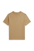 Polo Ralph Lauren t-shirt bawełniany dziecięcy kolor beżowy gładki 323832904194