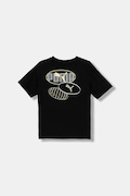 Puma tricou de bumbac pentru copii ESS LOGO LAB Relaxed Execution Tee B culoarea negru, cu imprimeu, 688984