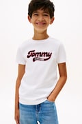 Дитяча бавовняна футболка Tommy Hilfiger колір білий з принтом KB0KB10118