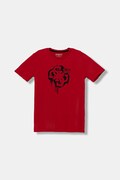 Guess t-shirt bawełniany dziecięcy kolor czerwony z nadrukiem L5BI00 I3Z14