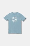 Guess t-shirt bawełniany dziecięcy kolor niebieski z nadrukiem L5BI00 I3Z14