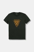Guess t-shirt bawełniany dziecięcy kolor zielony z nadrukiem L5BI20 I3Z14