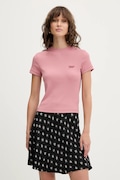 Футболка Tommy Jeans колір рожевий DW0DW20910