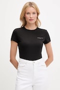 Tommy Jeans t-shirt bawełniany damski kolor czarny DW0DW21164