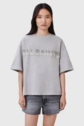 AllSaints t-shirt bawełniany AMELIE damski kolor szary W123JC