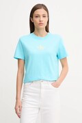 Бавовняна футболка Calvin Klein Jeans колір бірюзовий LV047C856G