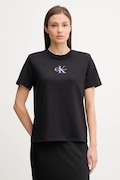 Бавовняна футболка Calvin Klein Jeans колір чорний LV047C856G