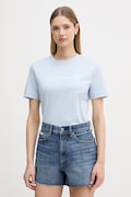 Calvin Klein Jeans t-shirt damski bawełniany niebieski LV047C912G