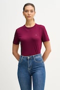 Calvin Klein Jeans t-shirt bawełniany damski kolor fioletowy LV047B224G