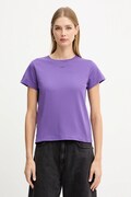 Pinko t-shirt bawełniany damski kolor fioletowy 100373 A2RE