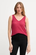 United Colors of Benetton top con lana colore rosa 109PDH01F