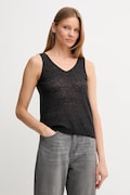 United Colors of Benetton top con lana colore grigio 109PDH01F