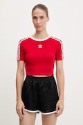 adidas Originals tricou copii 3-Stripes culoarea rosu, JD0303