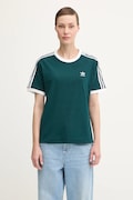 Футболка adidas Originals 3-Stripes колір зелений JY4855