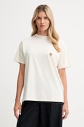 Bally tricou din bumbac culoarea bej, WJE07E