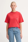 Bally t-shirt bawełniany damski kolor czerwony WJE07E