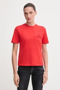 MSGM tricou din bumbac culoarea roșu, 3941MDM81.257798