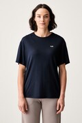 EA7 Emporio Armani тениска дамска с вискоза тъмносиня AF13919.7W000189