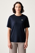 EA7 Emporio Armani тениска дамска с вискоза тъмносиня AF13919.7W000189